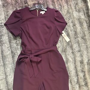 Calvin Klein tulip sleeve jumpsuit